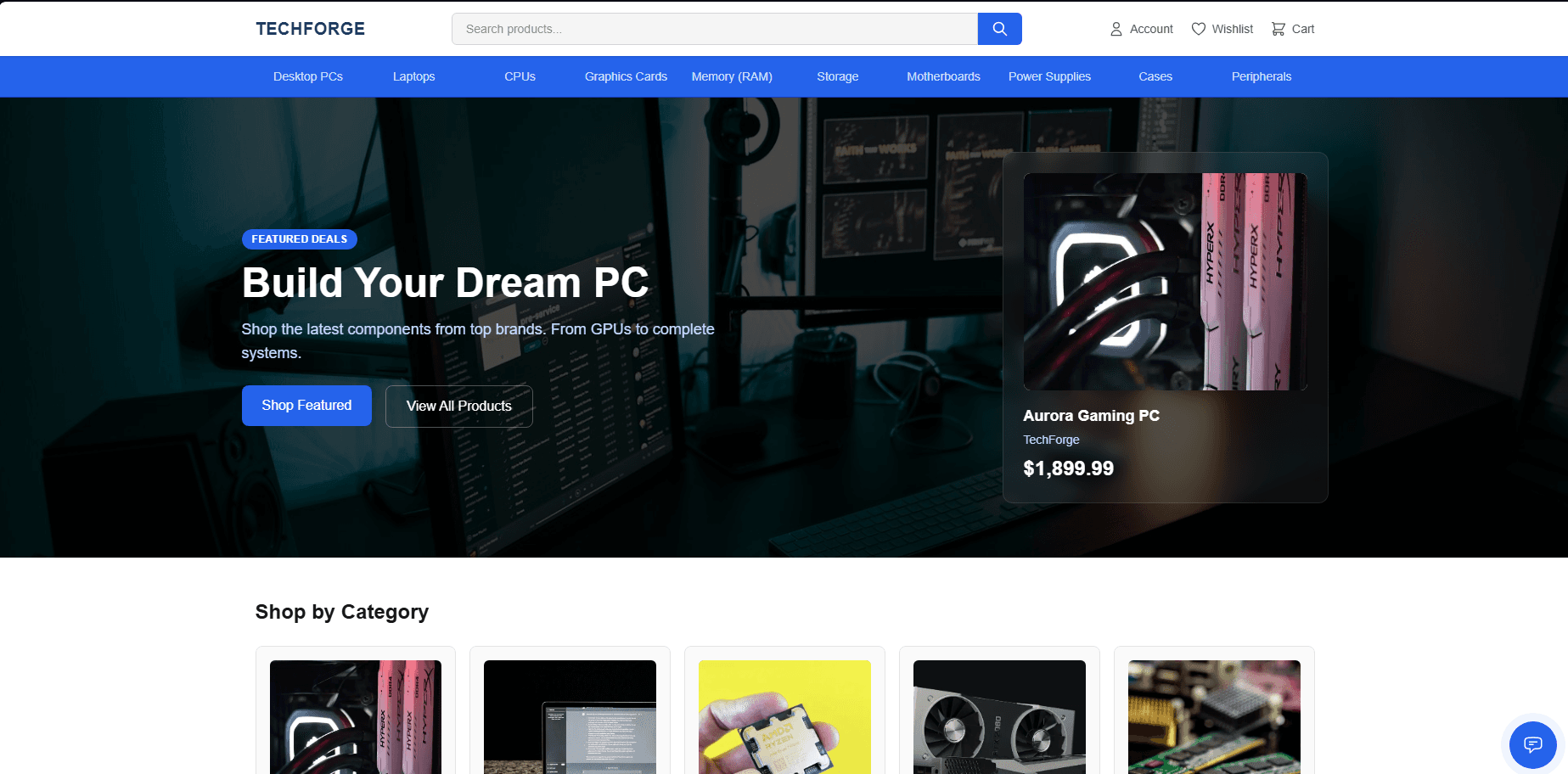 TechForge — AI-Powered E-Commerce Store